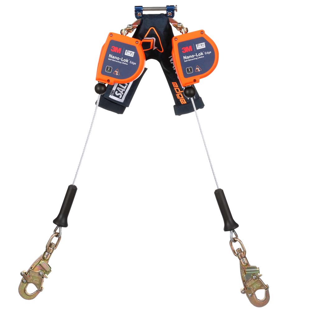 3M DBI-SALA Nano-Lok Edge Twin-Leg Personal 8-Foot Self-Retracting Lifeline from GME Supply